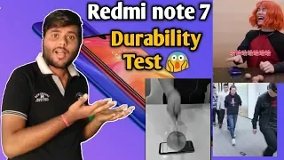 Redmi Note 7 Durability Test || Redmi note 7 drop test (scratch test , knife test)