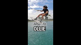 Cable Wakeboard Ollie Tutorial - How to