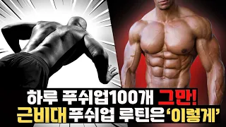 최신 연구결과 초급자~고급자까지 푸쉬업으로 상체근육 3배이상 빠르게 키우는 루틴 (팔굽혀펴기 100개 갯수 늘리기 그만)