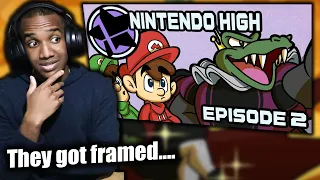Mario and Luigi get DETENTION LOL - Nintendo High Episode 2 Reaction (from Foozle)