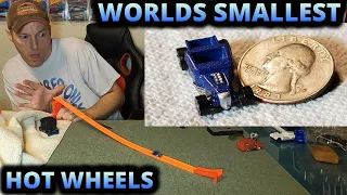 THE WORLDS SMALLEST HOT WHEELS UNBOXING..!!! With RC Wreck-creation..!!!