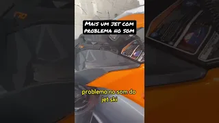 Mais um Jetski Sea Doo com problema do som BRP não tocar