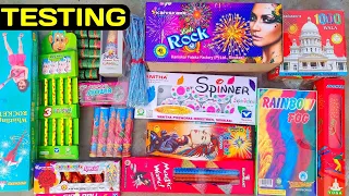 Unique And Different Types Of Crackers Testing | Diwali 2021 | Crackers Video