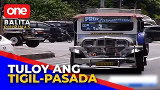 Grupong Manibela, tuloy ang isasagawang tigil-pasada sa Lunes