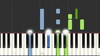 Higher from Musical "Allegiance" Piano Accompaniment Synthesia Preview, Sheet Music, Eb Major