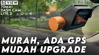 Kamera Dashcam + Modul GPS Eksternal: Review 70mai Dash Cam Lite 2 (Indonesia)