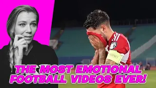 AMERICAN REACTS TO EMOTIONAL FOOTBALL  MOMENTS | AMANDA RAE