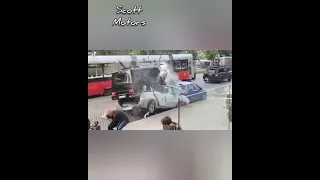 Scene of a crash Mercedes G Class 😳