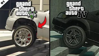 GTA V vs GTA IV Suspension physics comparison | Which one is more realistic??