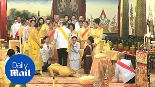 Thai King conducts final rituals in preparation of his coronation