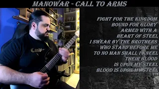 Manowar - Call To Arms (guitar cover)