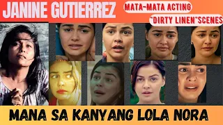 JANINE PUWEDENG PANTAPAT SA LOLA NORA NIYA |  Mata-mata Acting | "Dirty Linen" Scenes| Best Actress