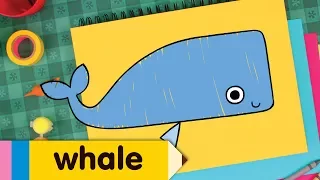 How to Draw A Whale | Drawing Lesson for Kids | Step By Step