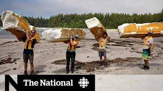 Cleaning up the plastic choking B.C.’s coastline