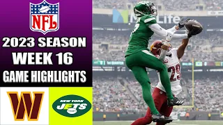 Washington Commanders vs New York Jets WEEK 16FULL 1st QTR (12/24/23) | NFL Highlights 2023