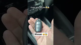 Démarrer sans pile un Nissan😜