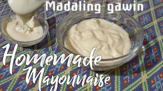 Homemade Mayonnaise| Easy Homemade Mayonnaise using Hand blender