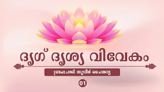 ദൃഗ്‌-ദൃശ്യ-വിവേകം ━ ബ്രഹ്മചാരി സുധീർ ചൈതന്യ ━ പ്രഭാഷണം 01