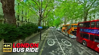 LONDON Bus Ride 🇬🇧 - Route 36 - Full bus journey from South London to North London 🧭