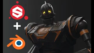 Blender, how to create and rig the Iron Giant (course)