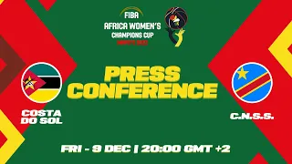 Costa do Sol v C.N.S.S. - Press Conference | FIBA ​​​​Africa Women's Champions Cup 2022