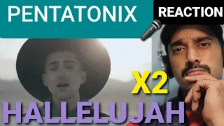 HALLELUJAH - Pentatonix - (2 in 1 reaction) - Viewers Request (VIDEO & LIVE version)