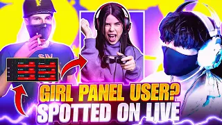 GIRL PANEL USER ? SPOTTED ON LIVE - GARENA FREE FIRE