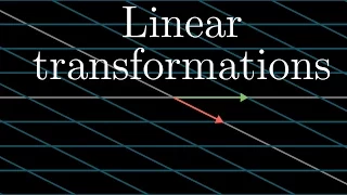 Linear transformations and matrices | Chapter 3, Essence of linear algebra