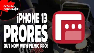 ProRes For iPhone 13 Is Out!! New Filmic Pro Update!!