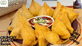 SAMOSA RECIPE: PERFECT SAMOSA | EASY STEP BY STEP GUIDE FOR BEGINNERS | BEST Nigerian SAMOSA RECIPE