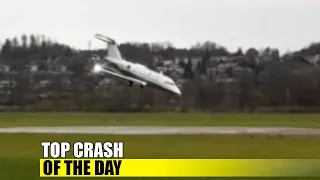 Private jet Landing Goes WRONG