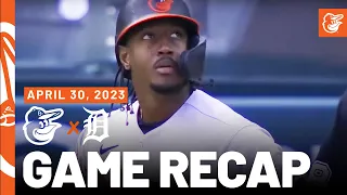 Orioles vs. Tigers Game Recap (4/30/23) | MLB Highlights | Baltimore Orioles