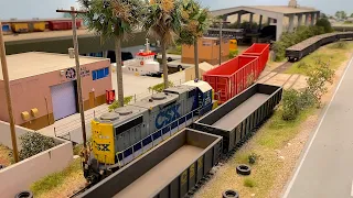 CSX HO Scale Trains - Lance Mindheim's Downtown Spur Layout - "Open House Special" Operations!