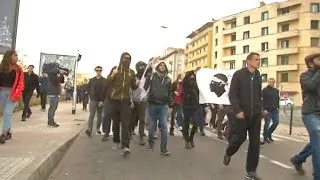 Corse: troisième jour de mobilisation malgré l'interdiction de manifester