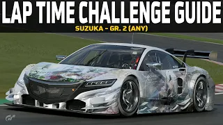 Gran Turismo 7 Lap Time Challenge Guide - Suzuka - Honda NSX Concept GT '16 (Gr. 2)