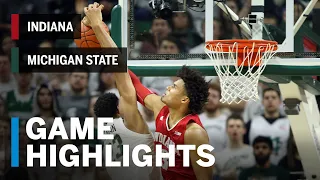 Highlights: Indiana at Michigan State | Big Ten Basketball