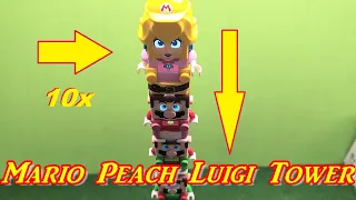 Mario Luigi and Peach Tower with many power UP´s!