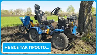 САЖАЛКА и МИНИ ТРАКТОР  Посадил картофель, результатом НЕ доволен...