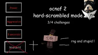 Hard-Scrambled Mode All Challenges (No Instant) Complete | One Custom Night At Flumpty's 2