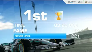 Mercedes AMG F1 Test Racing at Yas Marina Circuit  With Lewis Hamilton (Real Racing 3 F1 Gameplay)