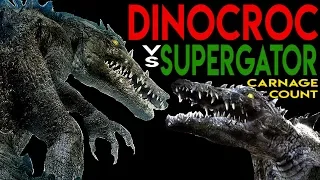 Dinocroc vs Supergator (2010) Carnage Count