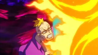 Marco Blocks Kaido's Bolo Breath Attack (English Sub)