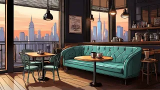 New York Coffee Shop Ambience ☕ Lofi Jazzhop Mix - Beats to Study / Work to ☕ Lofi Chill Coffee