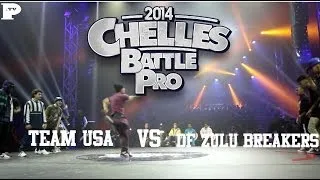 Team USA vs DF Zulu Breakers | Chelles Battle Pro 2014