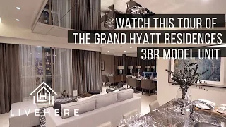 Grand Hyatt Residences 3BR Model Unit Tour - Condo for Sale in BGC