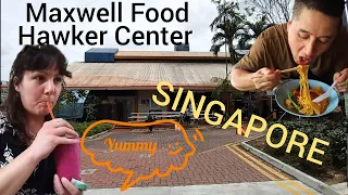 Singapore Maxwell Food Hawker Center - Delicious CHEAP Eats!!!