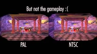 Medievil PSX - NTSC vs PAL Comparison