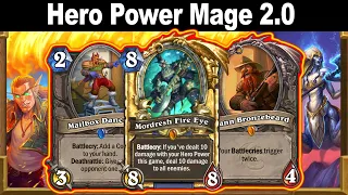 My Hero Power Mage 2.0 Is Better Than Your Mech Mage! Voyage to the Sunken City | Hearthstone