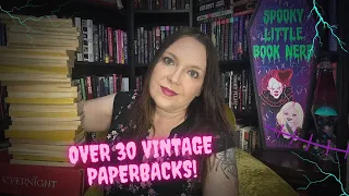Vintage Horror Book Haul + Evernight Unboxing