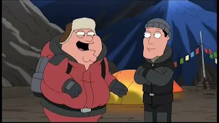 family guy goes to clime mount Everest